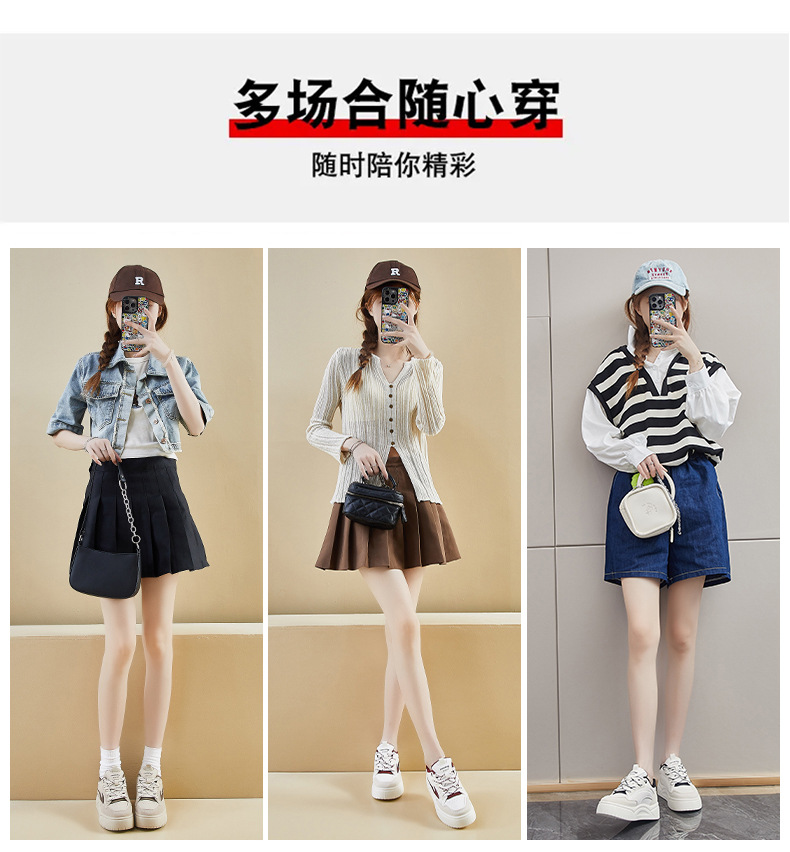 2024秋季小白鞋新款韩版ins女学生厚底增高运动板鞋休闲街拍Q1808详情4