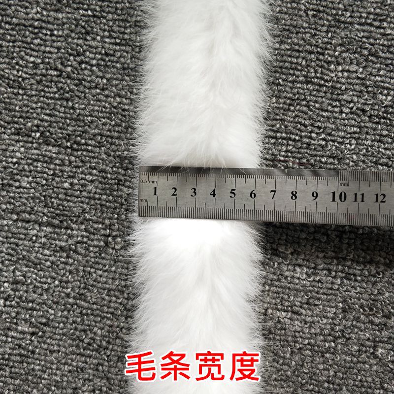 Wholesale of rabbit fur, wool strips, wool edge strips, sandwich strips, lace, winter fur, wool edge Hanfu, capes and other fur clothing accessories pic 14