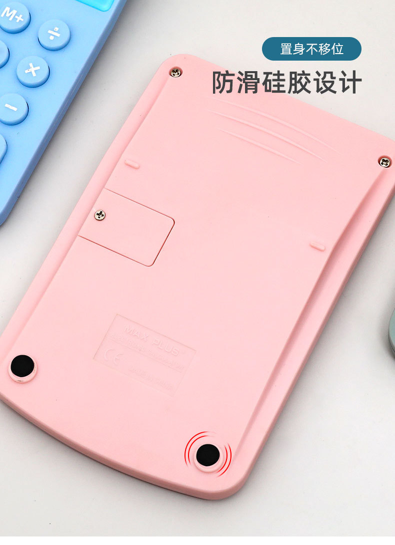 The cute and creative student simple and portable pink goddess mini button RZ-308 calculator with a girlish heart pic 7