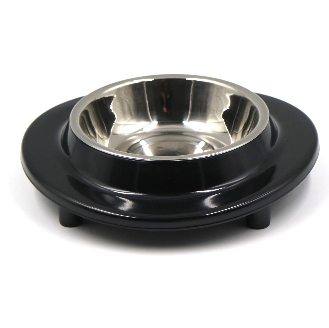 The manufacturer offers wholesale of new solid-color round melamine two-in-one stainless steel dog bowls in stock pic 11