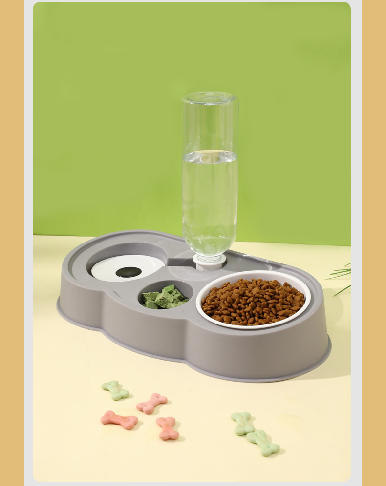 猫咪自动饮水器喂食器饮水机小云朵组合喂食喂水器宠物用品详情12