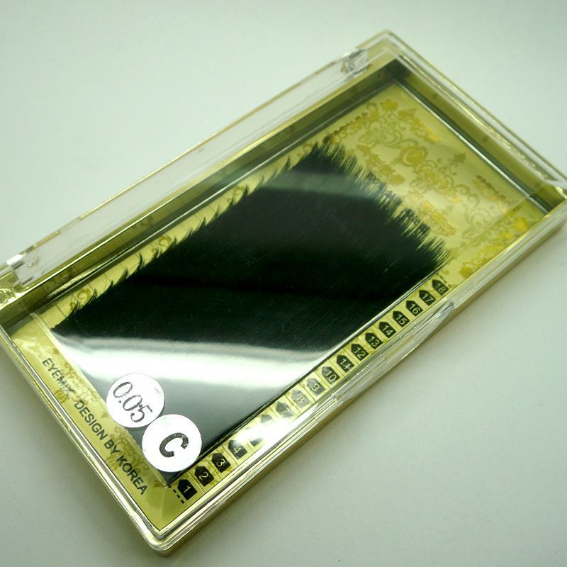 Silk eyelash extensions, air eyelashes, 18 rows, 0.15 thick BC, natural and soft, in stock for wholesale pic 16