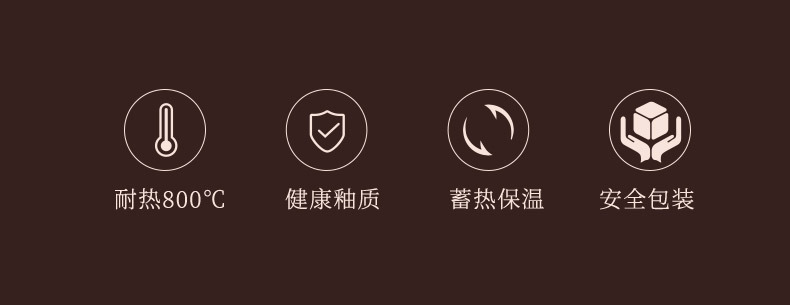 Tao Bao Wang Old-fashioned Ceramic unglazed clay pot household gas stove 煲仔饭 dry-burning shallow pot for making soup clay pot pic 2