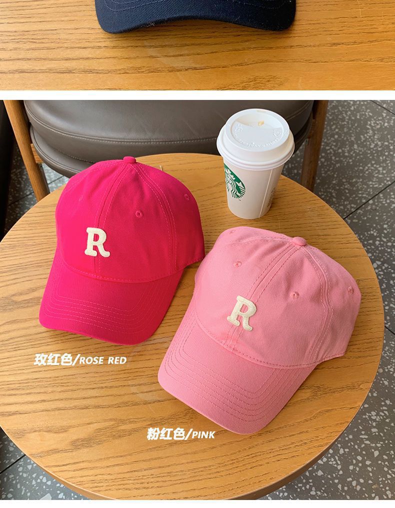 Summer cap for girls, universal baseball cap, big head circumference to show face, trendy and versatile small baseball cap, Korean-style sun hat for students pic 16