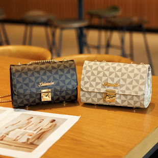 工厂广州小方包女士新款小香风菱格链条包单肩洋气斜挎百搭大容量详情23