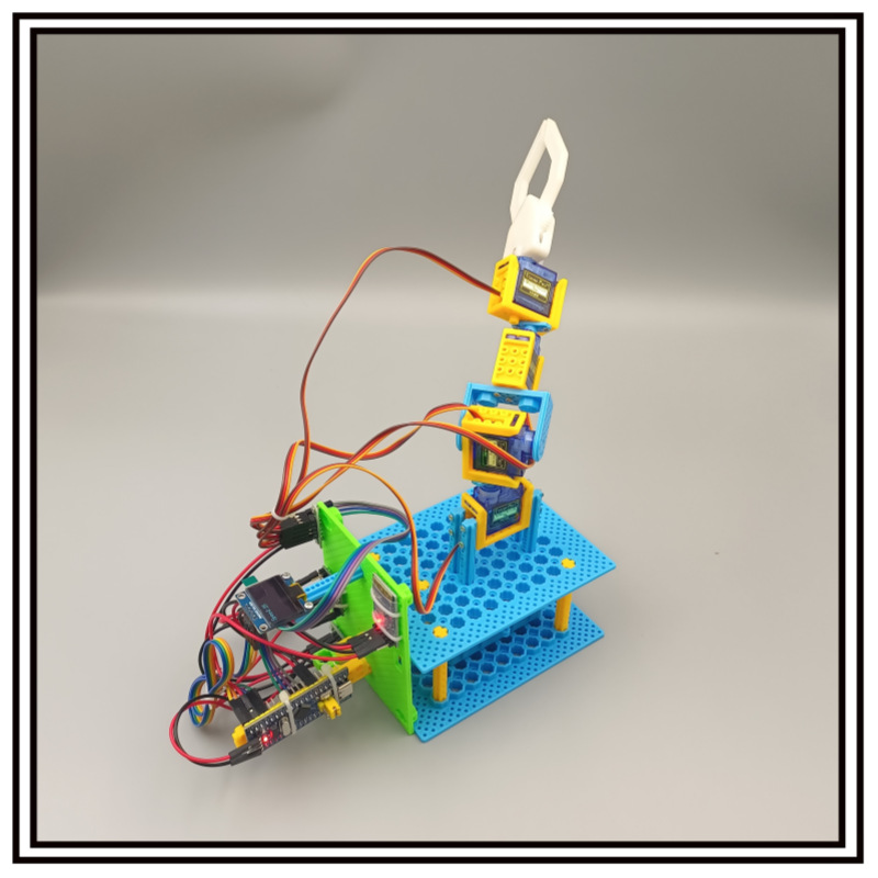 可编程三轴机械臂 STM32编程套件学生培训创客教育智能科技小制作详情4