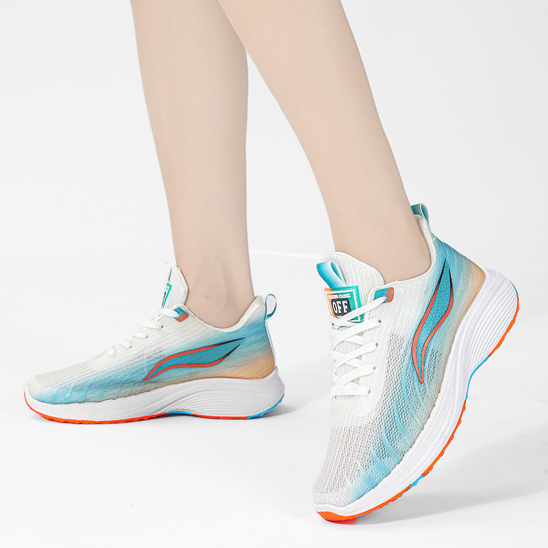 新款男女同款网面透气运动鞋中学生体育课专用防滑软底跑步鞋校园详情16