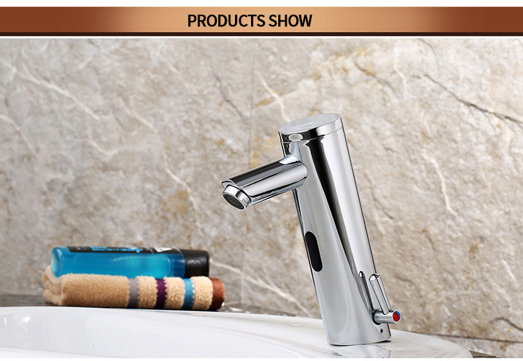 Fully automatic intelligent sensor faucet, single-cooling faucet, washbasin, public restroom infrared sensor faucet pic 36