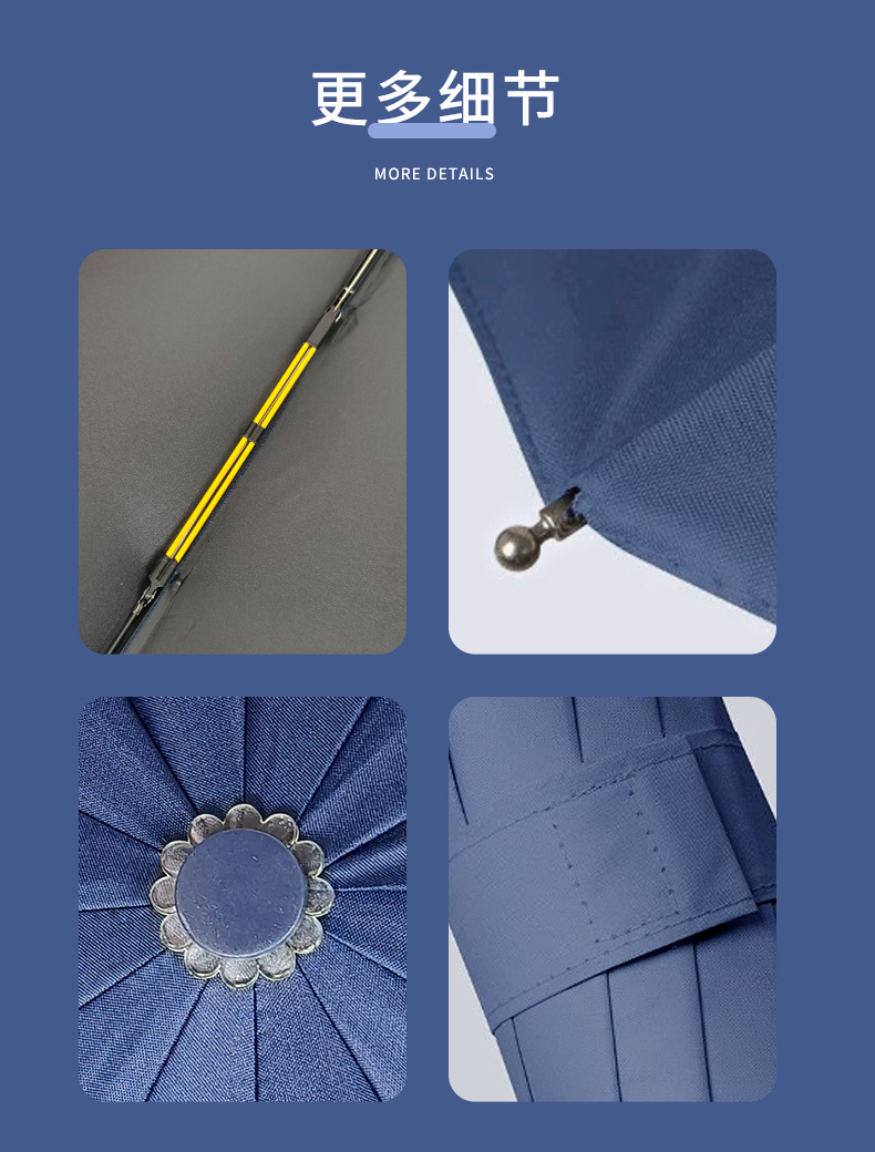 雨伞大量批发正向雨伞广告伞定logo制全自动遮阳防晒伞晴雨伞折叠详情12