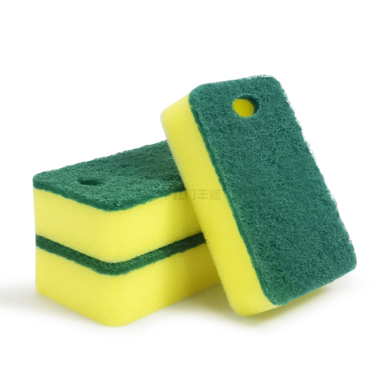 工厂定制各款式洗碗海绵清洁擦 海绵百洁布海绵擦 厨房清洁海绵块详情12