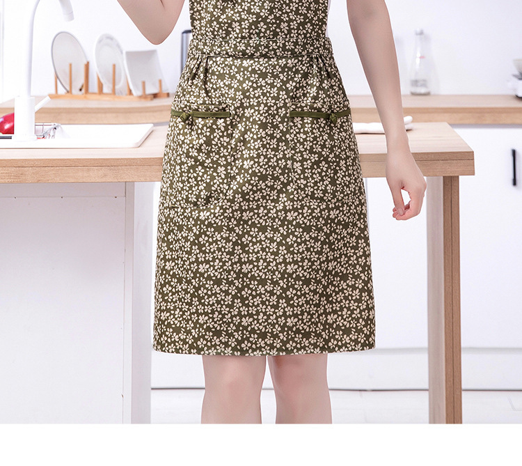 【LOVELY HOME】【持嘉】亲肤灯芯绒面料透气耐磨防污碎花搭配复古盘扣详情16