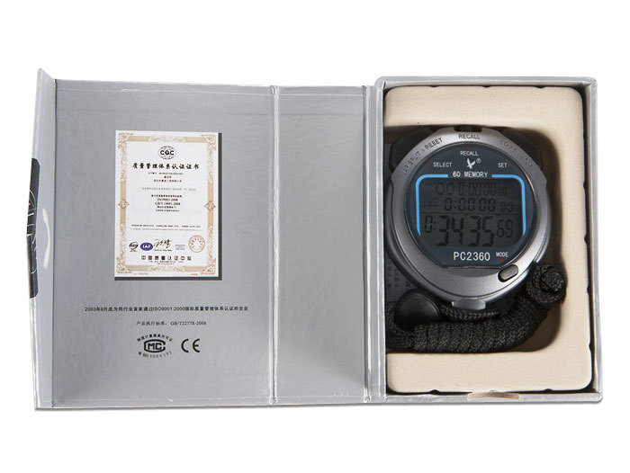 Tianfu Stopwatch PC2360 three-row 60-track memory stopwatch referee fitness sports stopwatch electronic timer pic 5