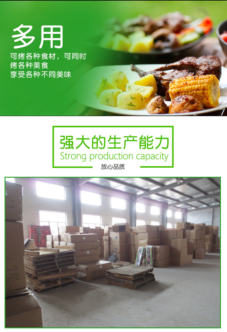 厂家现货新品网红马卡龙色烤漆户外烧烤炉BBQ便携式折叠烧烤架详情13