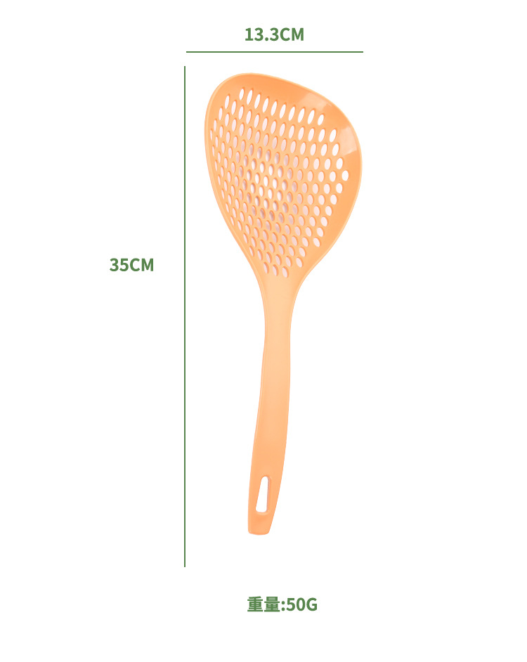 High-temperature resistant large strainer, household kitchen long handle filter screen spoon for scooping dumplings, strainer for scooping noodles, draining water, strainer fence pic 4