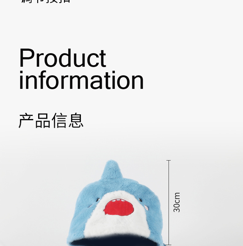 New cartoon hooded U-shaped pillow, plush hooded neck pillow, travel portable neck pillow, soft office nap pillow pic 19