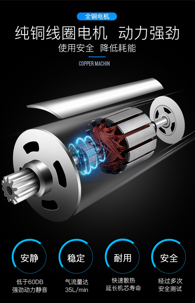 carsun数显指针款汽车轮胎充气泵 便携式应急带灯轮胎车载充气泵详情10