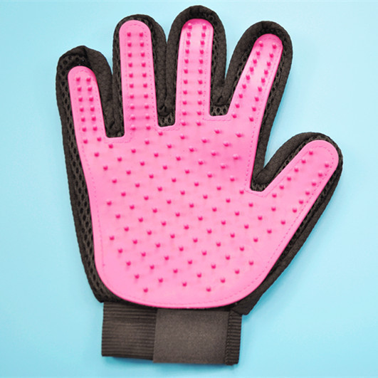 Pet bathing gloves, bathing brush hair removal, massage five-finger silicone gloves, cat and dog cleaning products pic 5