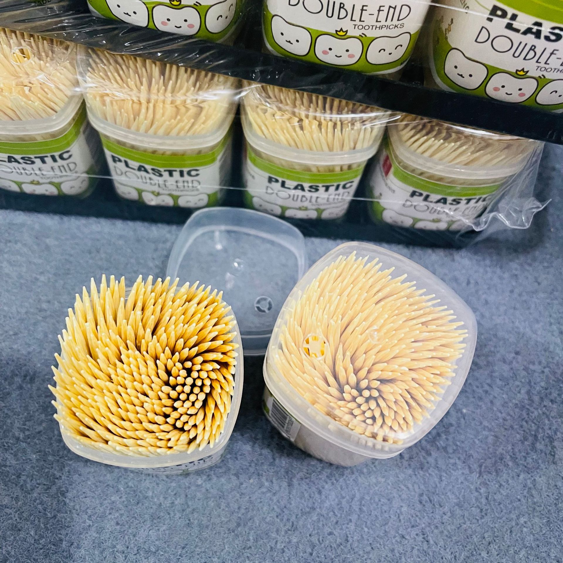 6109 box of toothpicks, bottle toothpicks, 2 pointed toothpicks, full box of bamboo picks, hotel bamboo picks, 1 yuan, 2 yuan pic 4