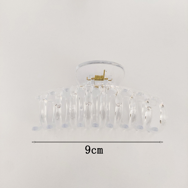 热门发夹各样式透明抓夹大号流行发卡创意 DIY百搭发饰鲨鱼夹批发详情22