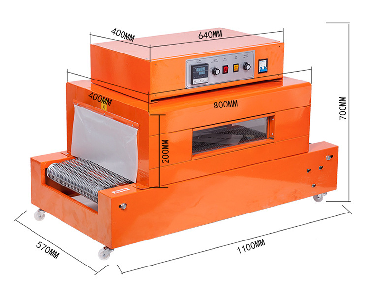 Zhongyong brand ZY-4020L plastic sealing heat shrink film packaging machine, fully automatic heat shrink film packaging machine pic 13