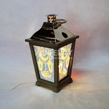 Arab Middle East Ramadan Lantern Festival eid decorative items, light-emitting laser-cut cross-border decorative items, wooden pendant pic 15