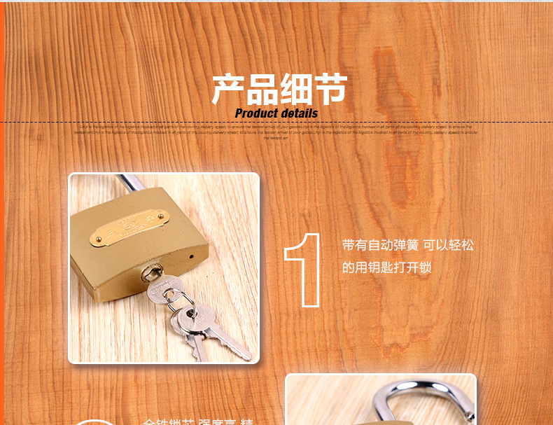 【 Factory Direct Supply 】 Full-opening padlock, copper-like padlock, single-opening multi-specification lock head, household watch box lock, small padlock pic 18