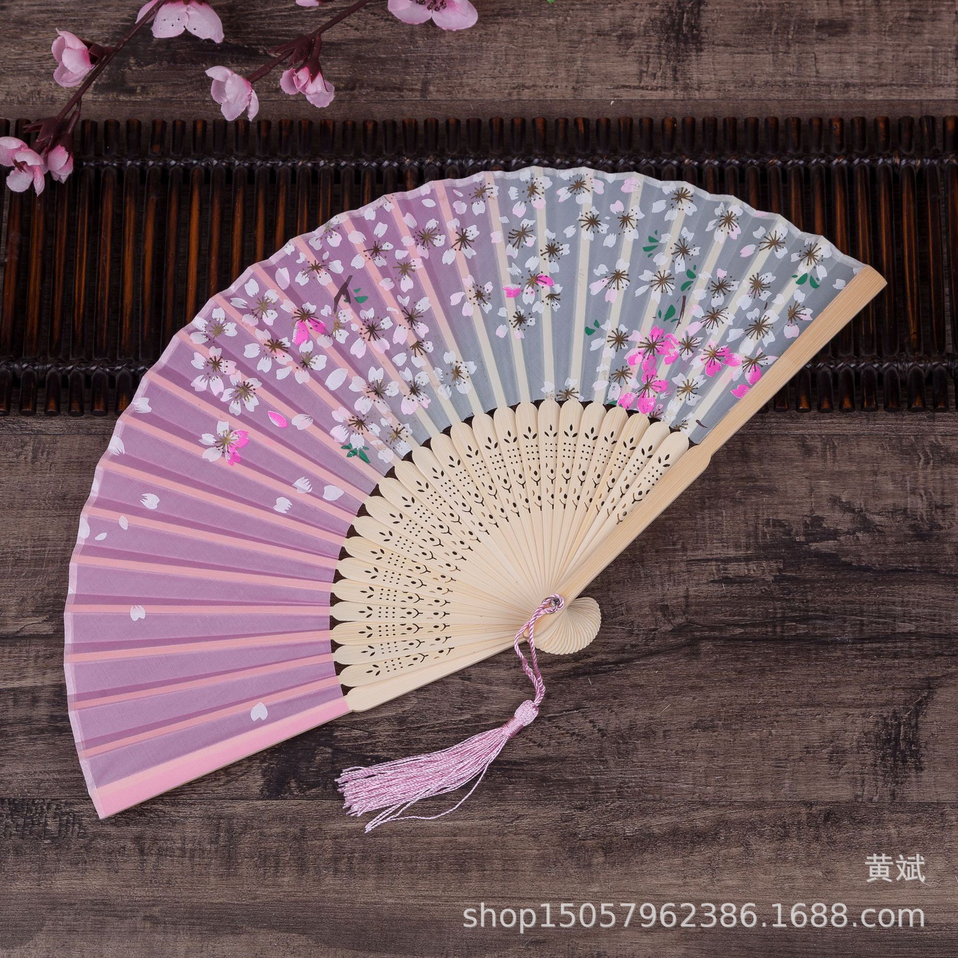扇子折扇中国风舞蹈扇女夏季折叠扇古装日式小复古布古典古风折扇详情20