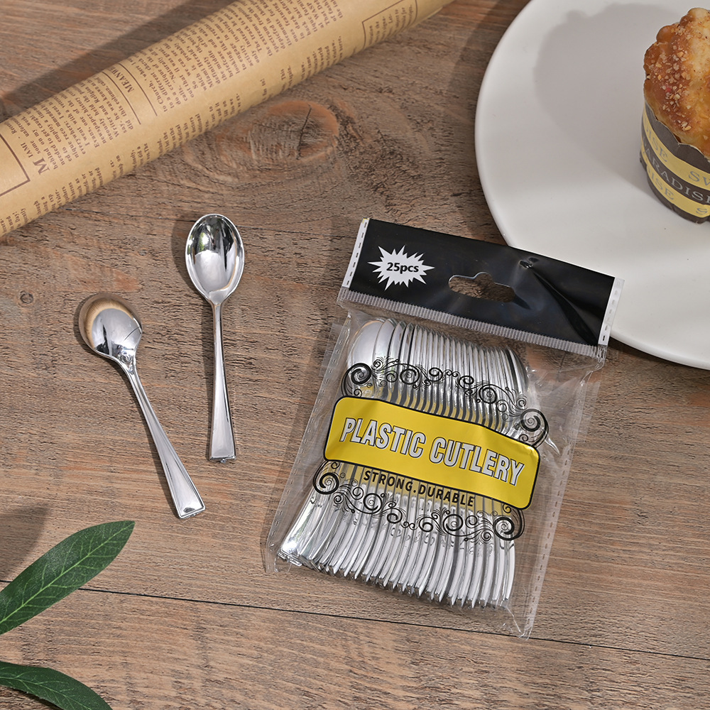 24 sets of multiple selectable spoon sets for cake shops, desserts, tableware and spoons, wholesale from the manufacturer pic 18