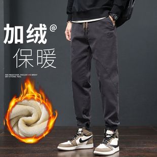 春夏款垂感长裤子男士宽松直筒秋春秋时尚工装休闲运动阔腿裤学生详情16