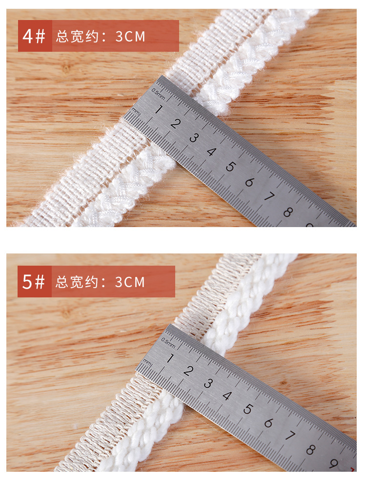 Collar, cuff, lapel, decorative strip, chanel-style clothing, jacket, folding, hemming, webbing, lace and other accessories factory wholesale pic 4