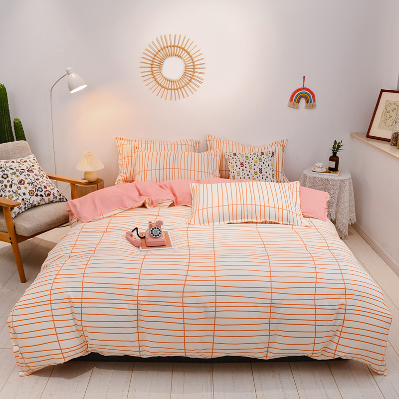 Wholesale of new all-cotton four-piece sets, frosted thickened pure cotton bed sheets, bed covers, three-piece sets, gifts, and bedding on consignment pic 30