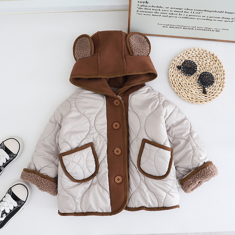 男童冬季夹棉外套加绒加厚儿童棉衣2023年新品保暖宝宝棉服童装潮详情8