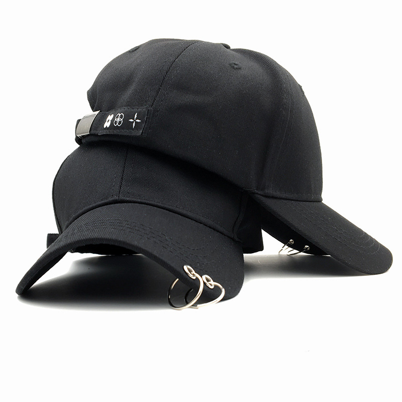 Bestseller BTS LIVE THE WINGS TOUR concert cap Solid color BTS iron Ring ring Baseball cap pic 1
