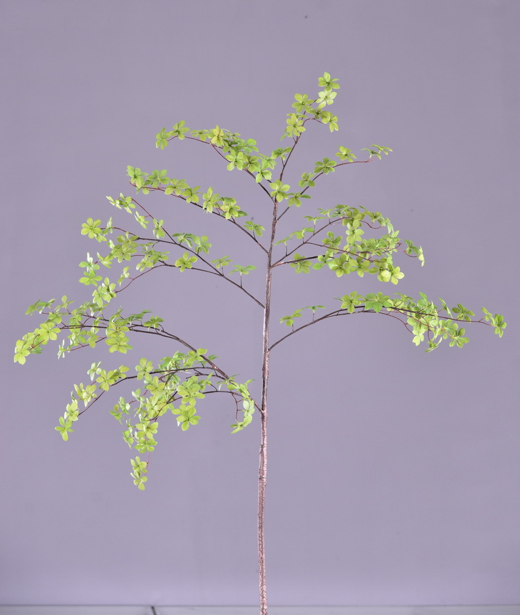 Home decoration simulation Japanese hanging bell branches, home decoration floor-standing flower figures, artificial green plant simulation leaves pic 26