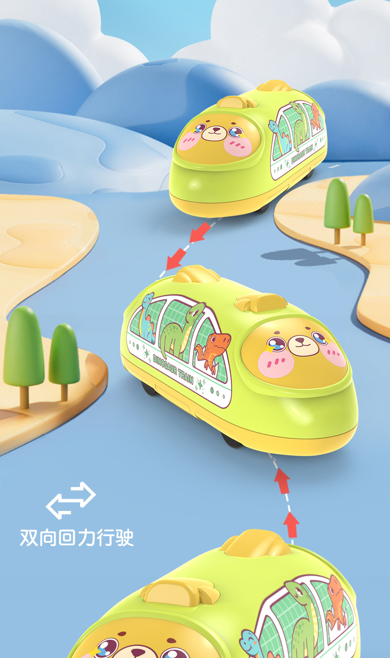 儿童玩具车惯性车和谐号列车动车组火车头高铁男孩模型小礼品批发详情5