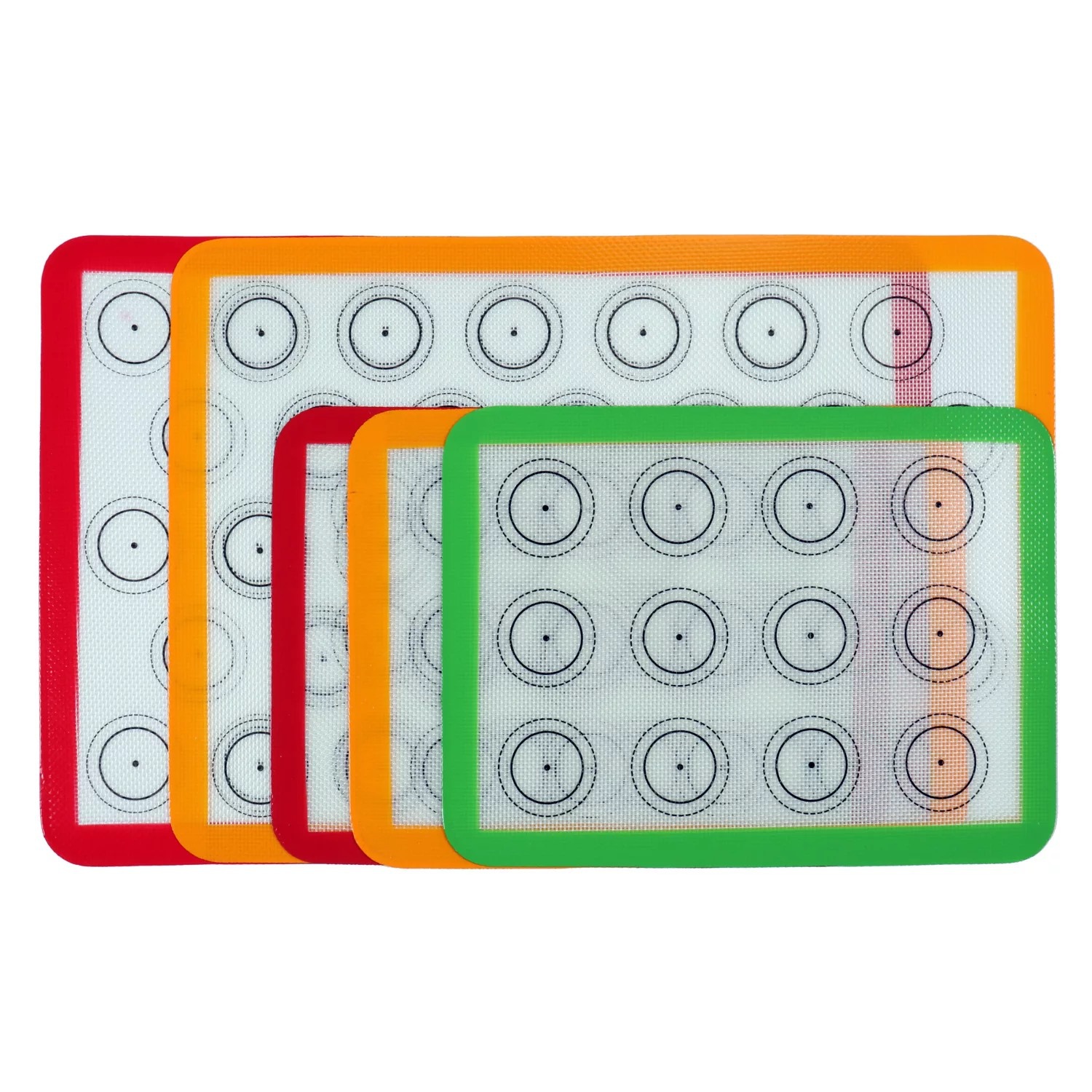 Silicone baking MATS, non-stick baking MATS, high-temperature resistant silicone fiberglass oven MATS, macaron baking MATS wholesale pic 6