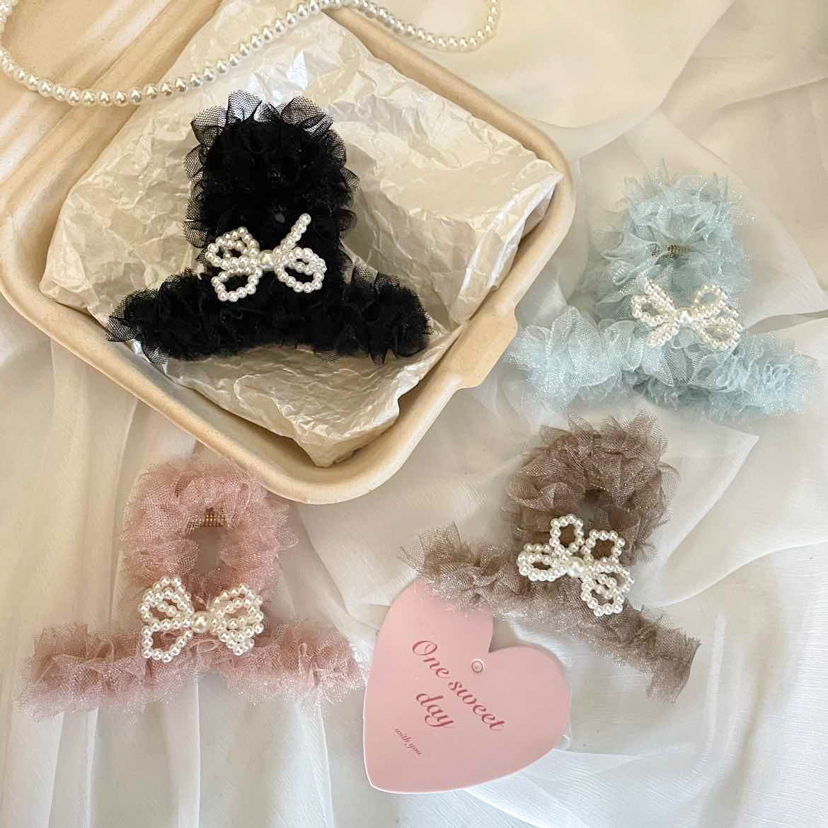 银色金属发夹后脑勺发量多大号盘发抓夹高级感鲨鱼夹韩国头发饰女详情3