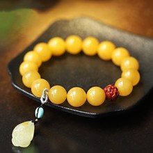 Natural small walnut pumpkin 11mm monkey head bracelet, single-circle Buddhist prayer beads bracelet for men and women, simple Chinese style pic 19