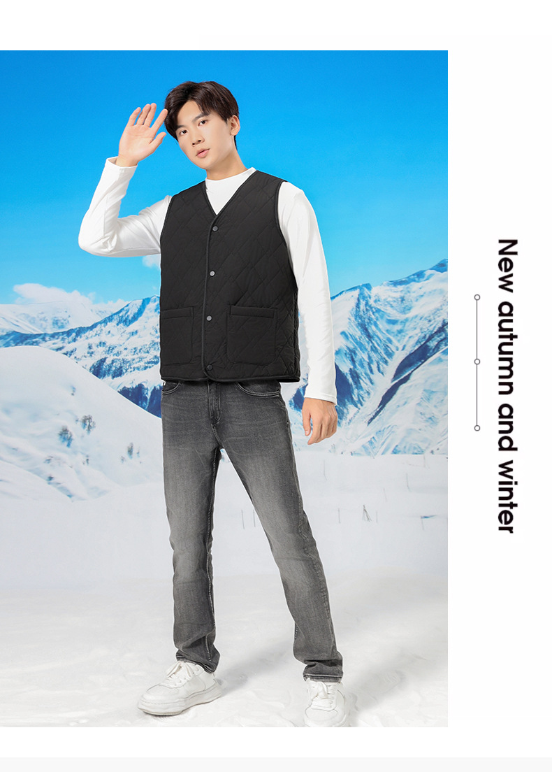 For autumn and winter, you can wear high-end close-fitting inner jackets for warmth. For outerwear, there are new couple woolen vests and thickened waistcoats for women pic 9