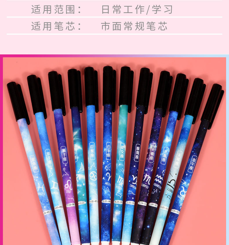 Weibo Creative Cartoon Gel Pen Set: Cute, Transparent and simple Ballpoint Pen, Affordable student stationery pic 4