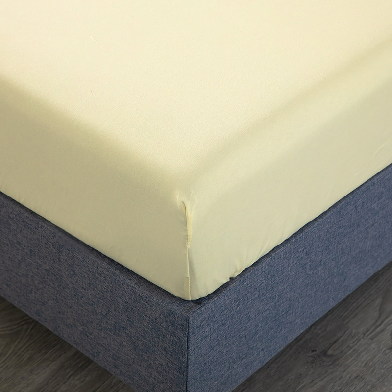 纯色印花床笠单件双人床套床罩防尘床单保护套床笠三件套详情3