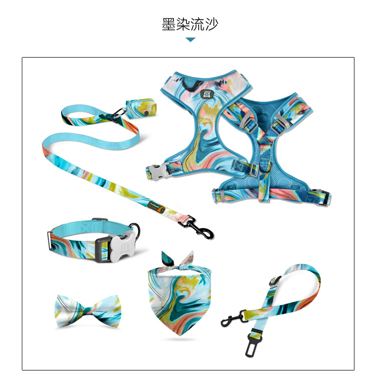 跨境新品时尚印花领结宠物配饰猫狗蝴蝶结装饰宠物猫狗节日礼品详情8