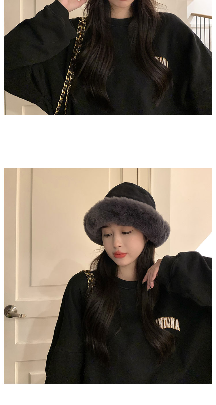 秋冬加厚毛绒保暖渔夫帽女防寒防风护耳盆帽北方冬天卷边蒙古帽子详情11