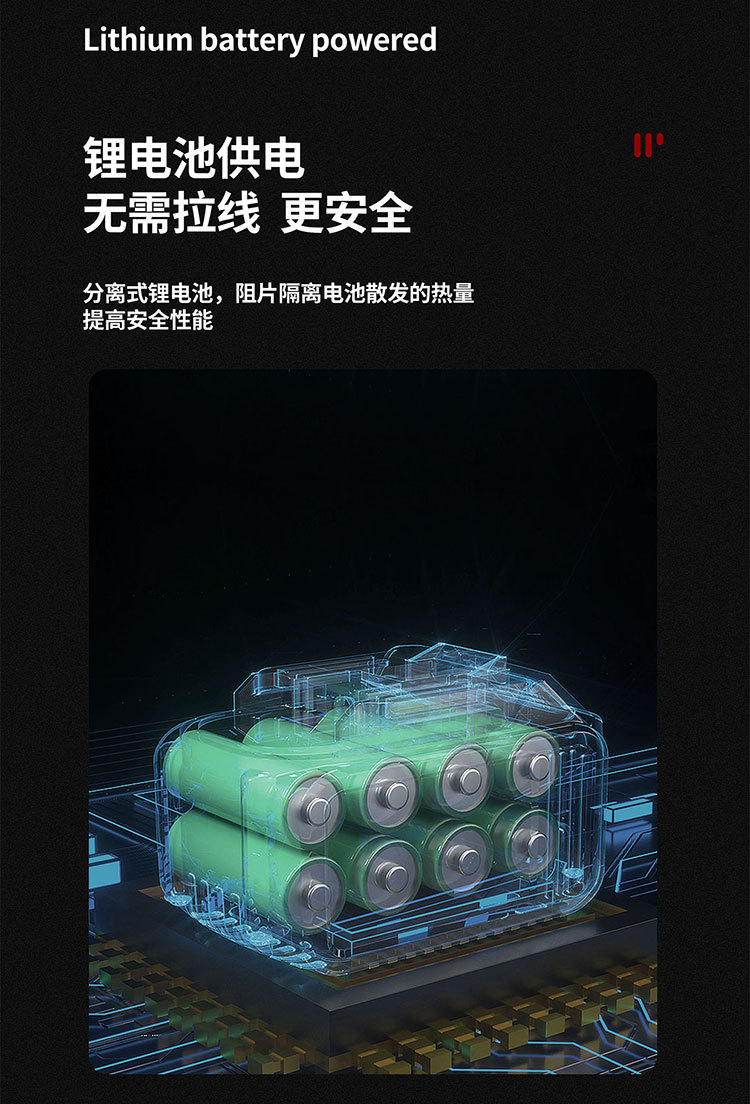 批发洗车高压水枪洗车机豪华款简易无限充电式锂电池户外家用款详情21