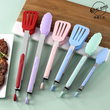 Silicone heat-insulating and heat-resistant hand clamps for kitchen tools, thickened heat-resistant and slippery dish clamps, shark gloves for microwave ovens and ovens pic 14