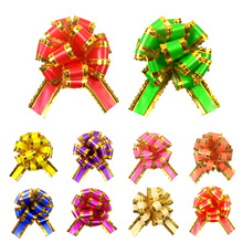 跨境 圣诞拉花彩带 节日派对礼盒包装丝带 30#立体球形手拉花详情11