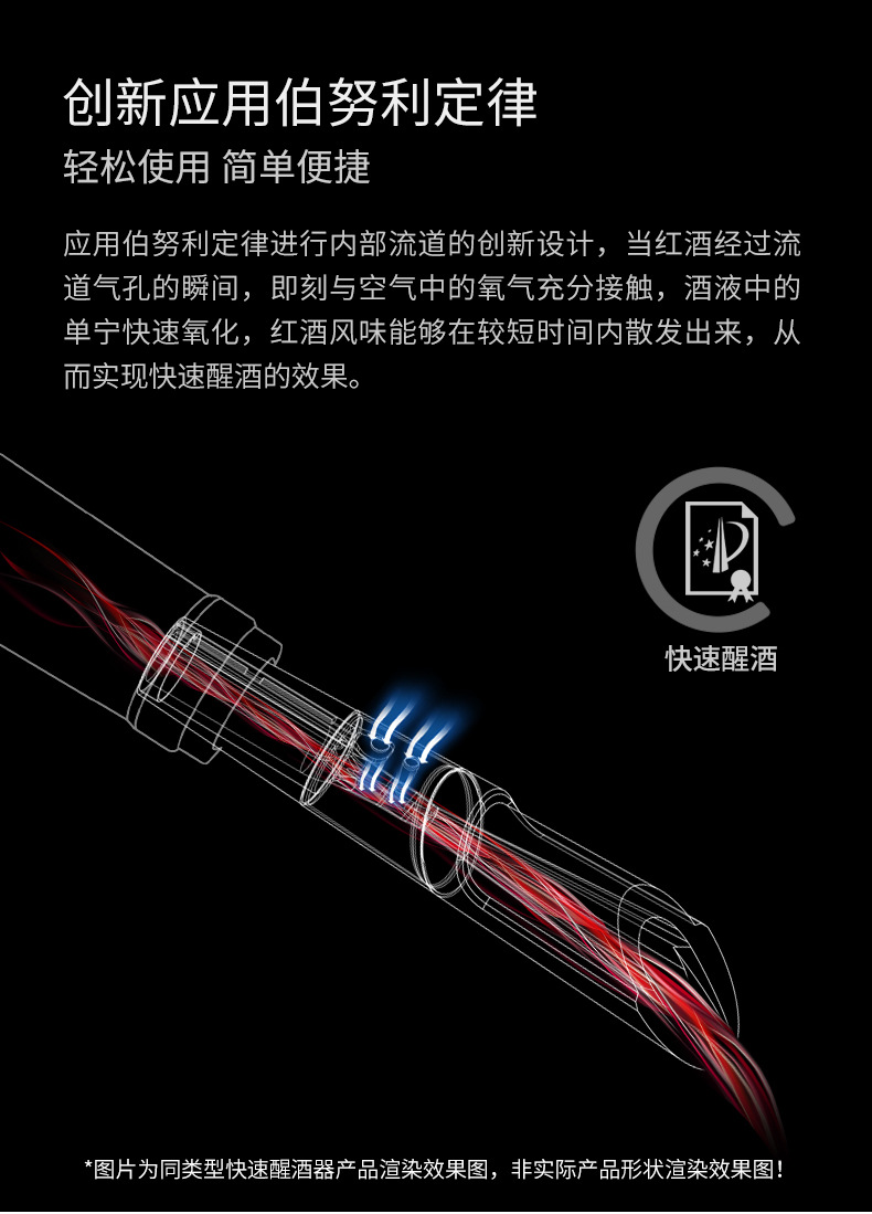 郁金香红酒倒酒器