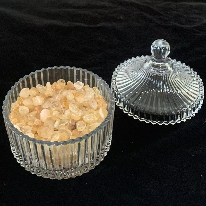 天然水晶碎石消磁石消磁碗 水晶手链饰品净化消磁容器收纳盒摆件详情15