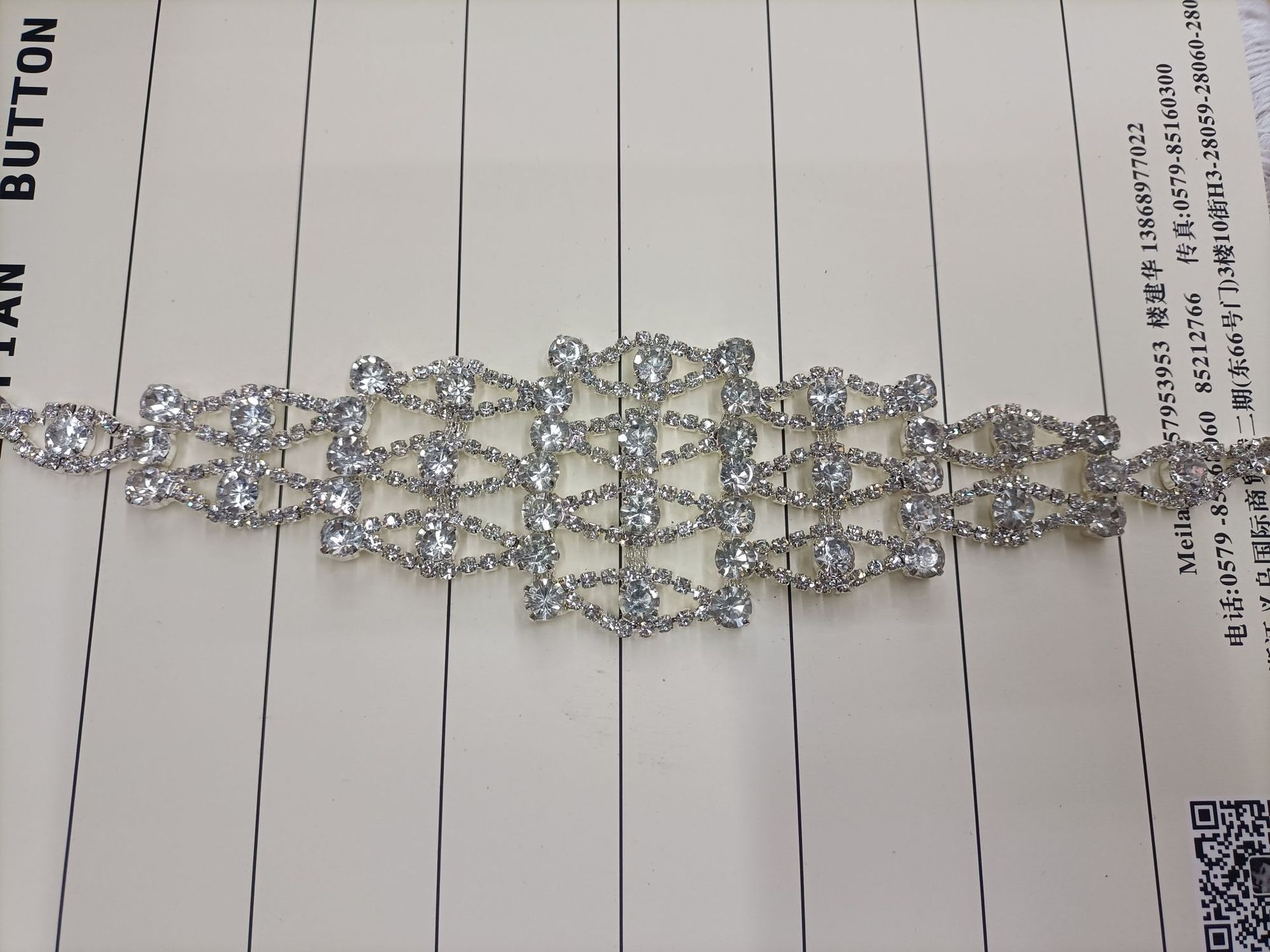 New hand-sewn diamond jewelry accessories, wedding dress accessories, belt decorations, DIY handcrafted materials, rhinestone decals pic 6