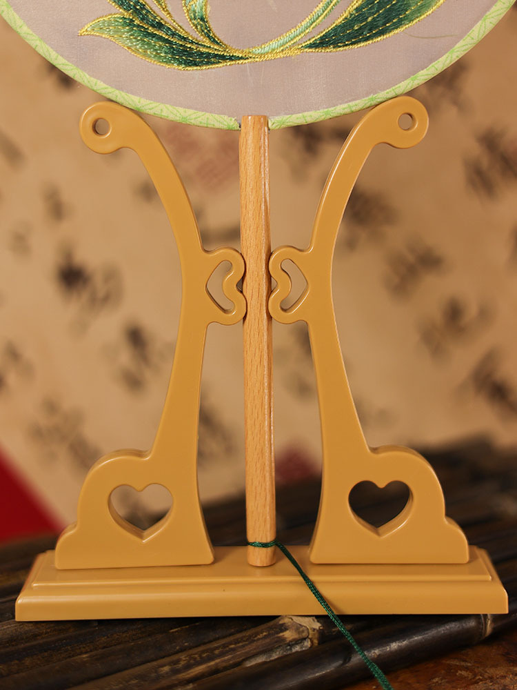 刺绣扇子古风绣花团扇古风汉服扇古典扇舞蹈扇团扇旗袍扇古典圆扇详情6